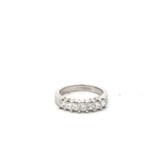 Platinum 1.06ct F VS2 Princess Cut Diamond Wedding Anniversary Ring